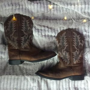 Ariat Pink & Teal Boots